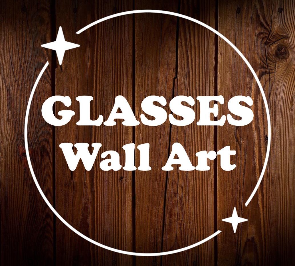 GLASSES WALL ART